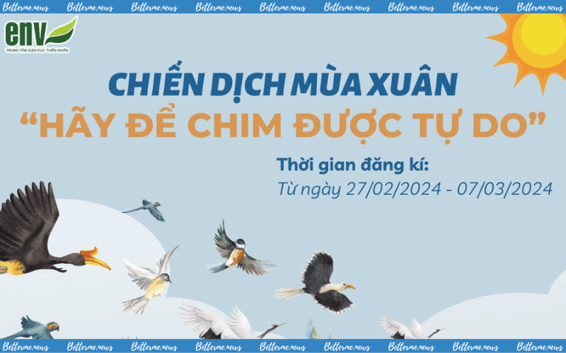 img of Mạng Lưới Tình Nguyện Viên EVN Tuyển Tình Nguyện Viên Cho Chiến Dịch “Hãy Để Chim Được Tự Do”