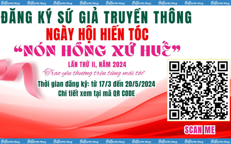 img of Mở Đơn Tuyển Sứ Giả Truyền Thông Ngày Hội Hiến Tóc “Nón Hồng Xứ Huế” Lần Thứ Hai, 2024