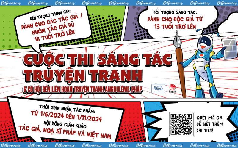 img of Tham Gia Cuộc Thi Truyện Tranh Để Dự Liên Hoan Truyện Tranh Tại Pháp.