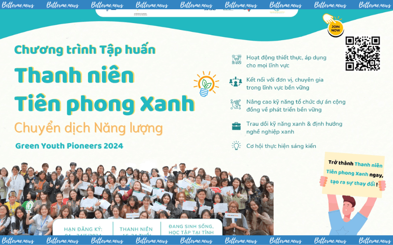 img of Green Youth Pioneers Chính Thức Mở Đơn Tham Gia Tập Huấn Thanh Niên Tiên Phong Xanh