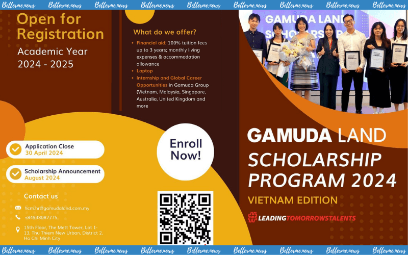 img of Chương Trình Học Bổng Gamuda Land 2024 Mở Đơn Ứng Tuyển Cho Sinh Viên Toàn Quốc