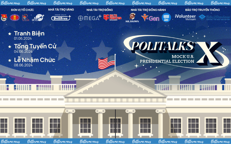 img of Mở Đăng Ký Politalks X: Bầu Cử Tổng Thống Mỹ Giả Lập!