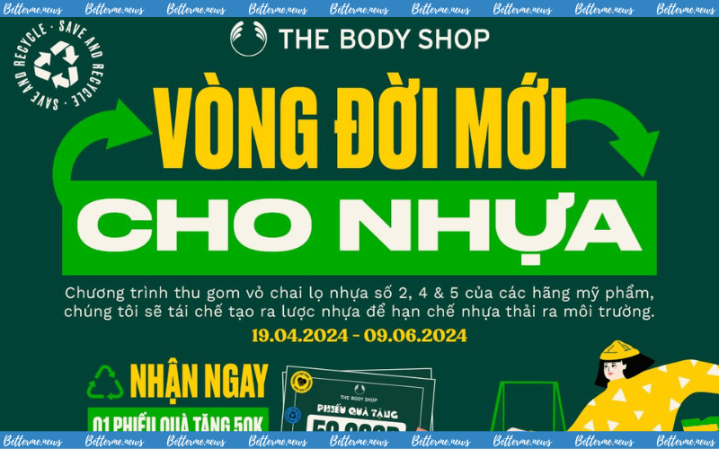img of Chương Trình Vòng Đời Mới Cho Nhựa Của The Body Shop Việt Nam