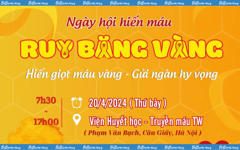 img of Dự Án Chi Hội Thanh Niên Vận Động Hiến Máu 08/5 Mở Đơn Tham Gia Ngày Hội Hiến Máu Ruy Băng Vàng 2024
