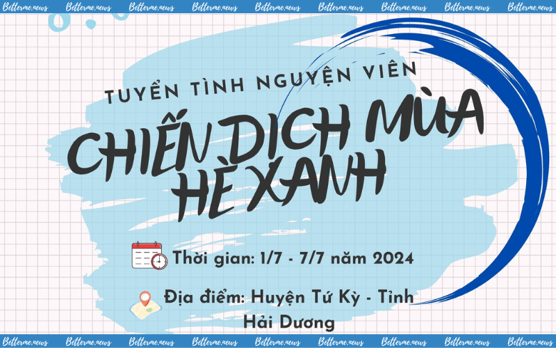 img of Chiến Dịch Mùa Hè Xanh 2024 Tuyển Tình Nguyện Viên