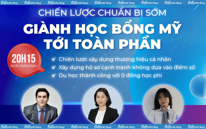 img of Workshop Online Chia Sẻ Bí Quyết Chinh Phục Học Bổng tới Toàn Phần Học Phí