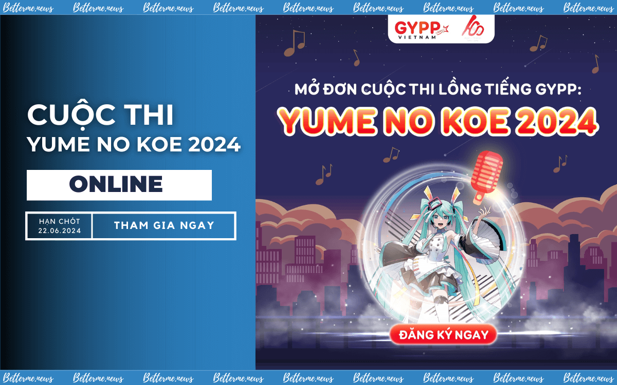 img of Cuộc Thi Lồng Tiếng Nhật Bản “Yume No Koe 2024” Chính Thức Phát Động