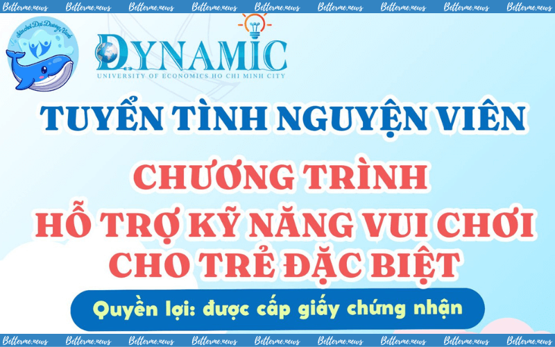 img of Sân Chơi Hòa Nhập Đại Dương Xanh Tuyển Tình Nguyện Viên Hỗ Trợ Kỹ Năng Vui Chơi Cho Trẻ Đặc Biệt