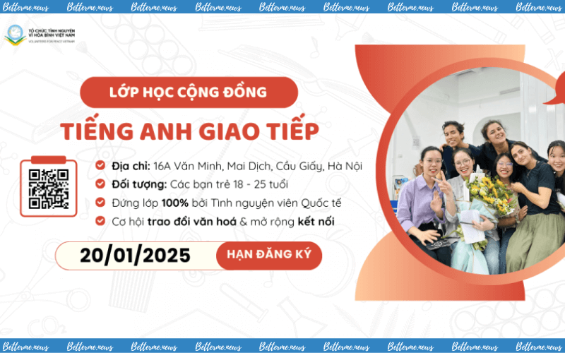 img of Tuyển Tình Nguyện Viên Dạy/học Tiếng Anh Miễn Phí Với VPV 2025