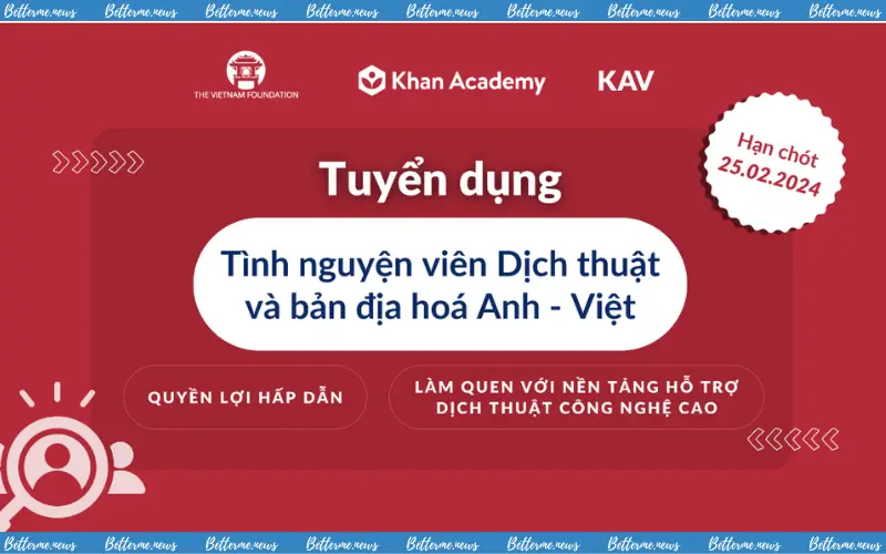 img of Tổ Chức Phi Chính Phủ The Vietnam Foundation Tuyển Dụng Tình Nguyện Viên Dịch Thuật Anh – Việt 2024
