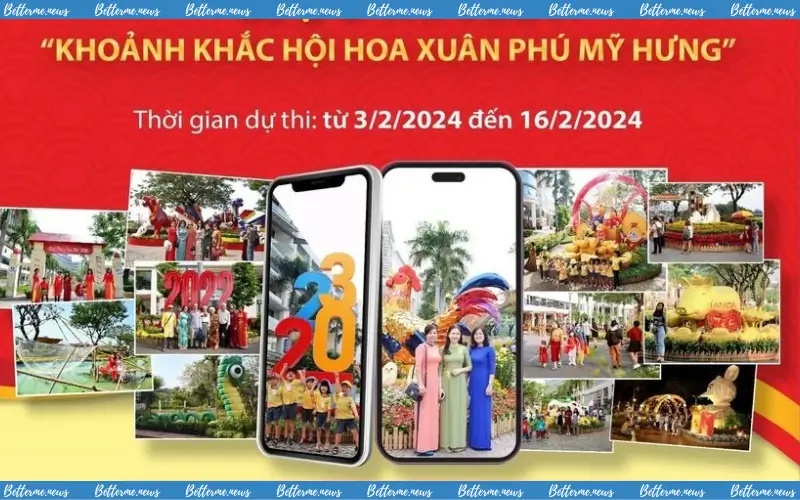 img of Cuộc Thi Ảnh “Khoảnh Khắc Hội Hoa Xuân Phú Mỹ Hưng” Mở Đơn Đăng Ký 2024