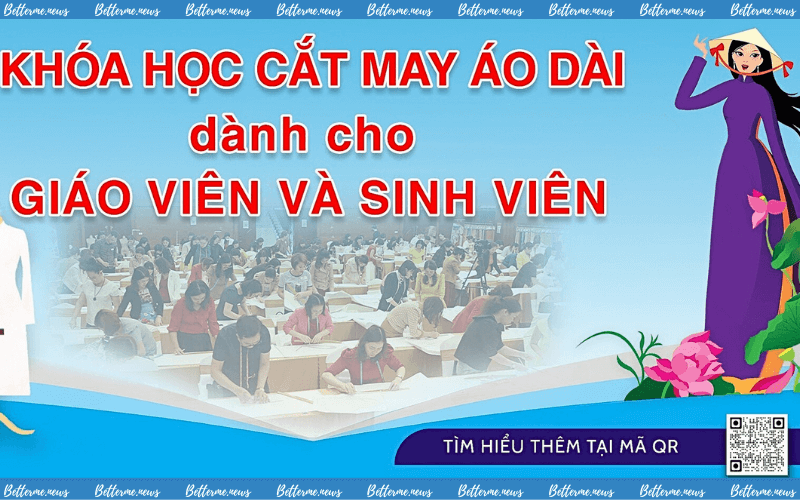 img of Khóa Học Cắt May Áo Dài Dành Cho Giáo Viên – Sinh Viên Tài Trợ Bởi Công Đoàn Giáo Dục Việt Nam